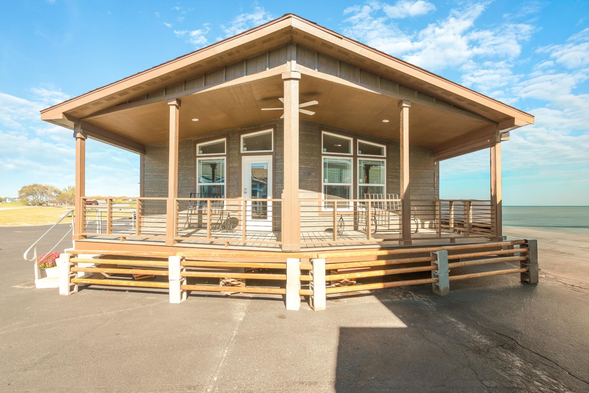 Modern modular home in Colorado on permanent foundation